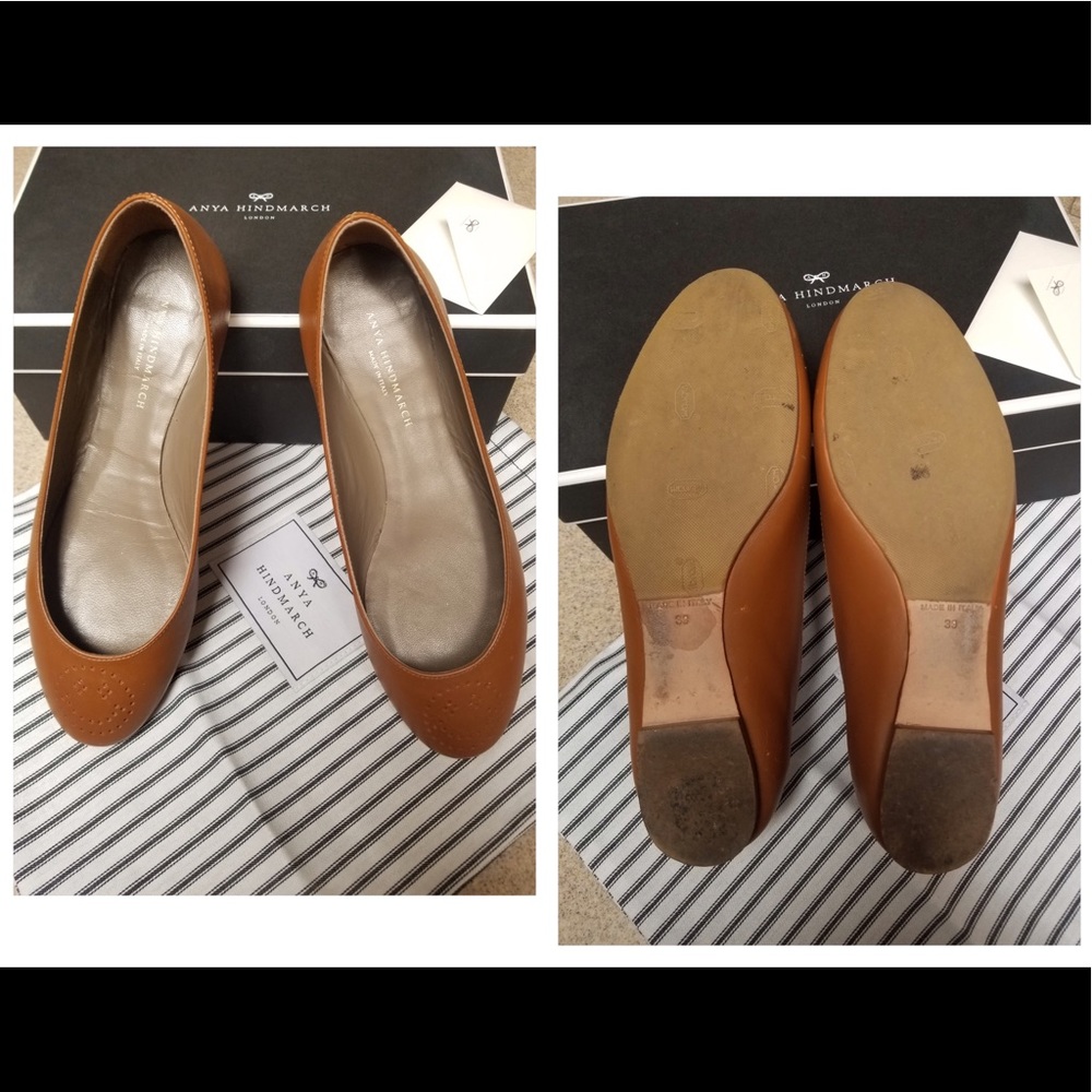 Anya Hindmarch ‘Smiley’ Ballet Flats View 4
